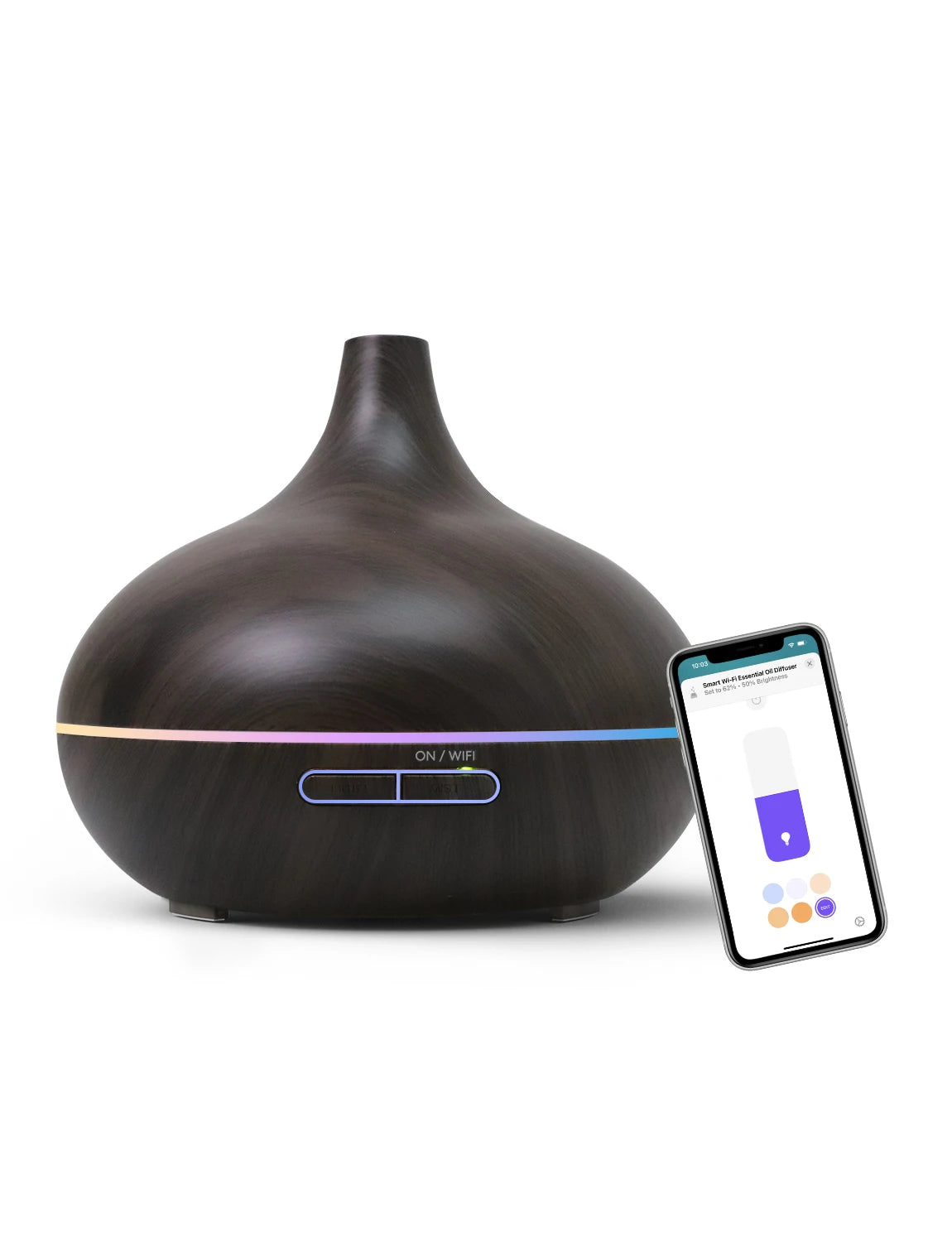 Homekit Smart Essential Oil Diffuser Wifi Air Humidifier EU/US/UK/AU Plug Work with Apple Homekit Siri Alexa Google Home