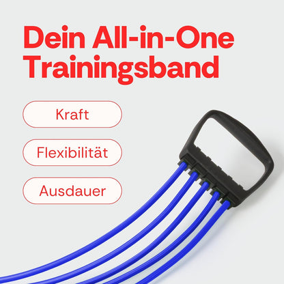 Deuser Expander Original Mit Griffen, Seit Über 50 Jahren in Deutschland Gefertigt, Aus Naturlatex, Für Krafttraining, Fitness, Sport, Klimmzüge, Yoga