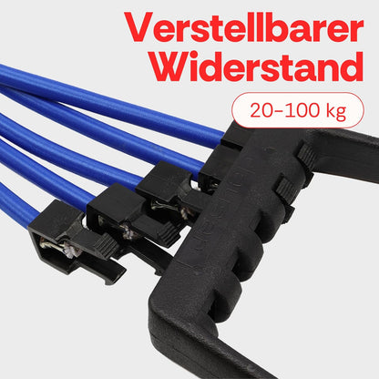 Deuser Expander Original Mit Griffen, Seit Über 50 Jahren in Deutschland Gefertigt, Aus Naturlatex, Für Krafttraining, Fitness, Sport, Klimmzüge, Yoga